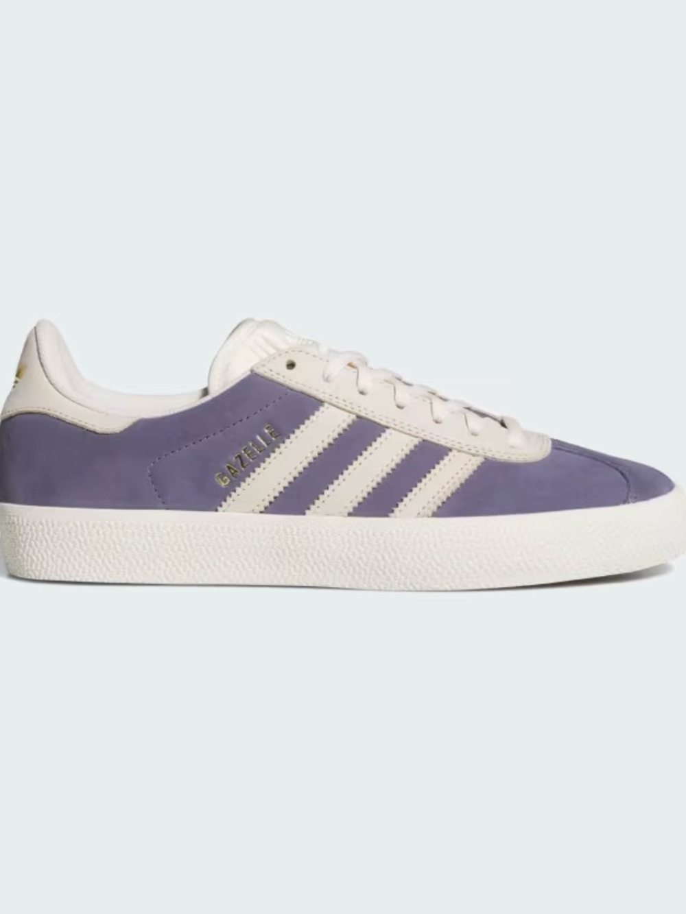 Adidas Gazelle ADV Shoes W 9.5 Super Purple/Chalk White/Gold Metallic NWT/Box